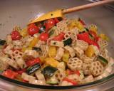 A picture of step 8 of Perfect For A Potluck: Pasta Salad with Grilled Vegetables.