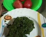 A picture of step 1 of Creamy coconut vegetables with ugali.