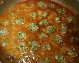 A picture of step 5 of Meatballs with Vegetables in Tomato Sauce.