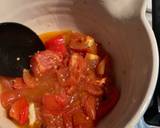 A picture of step 3 of Tomato (with carrot, red pepper and potato) soup.