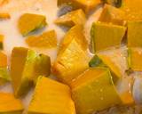 A picture of step 8 of Squash with French Beans in Coconut Milk.