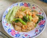 รูปขั้นตอนการทำที่ 4 ของ ก๋วยเตี๋ยวผัดน้ำกุ้ง #รสมือแม่