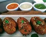 A picture of step 16 of Mixed Vegetables Cutlets With Three Dips.