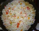 A picture of step 6 of Vegetable rice #AuthorMarathon #FestiveContestNaivasha.