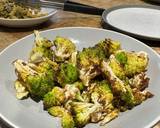 A picture of step 3 of Air fried Romanesco Broccoli.