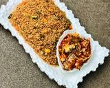 A picture of step 11 of Fried steam couscous and vegetable stew.