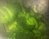 A picture of step 2 of Steam, Fried Broccoli 
#themechallenge.