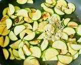 A picture of step 2 of Courgette with Garlic and Kale.