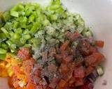 A picture of step 3 of Vegetable salsa.