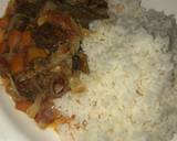 A picture of step 4 of Rice with vegetable soup & orisirisi.