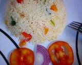 A picture of step 7 of Vegetable rice #AuthorMarathon #FestiveContestNaivasha.