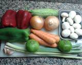 A picture of step 1 of Stir-Fried Chicken & Vegetables.