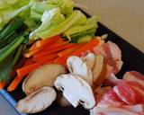 A picture of step 1 of Yakisoba Noodles with Lots Of Vegetables and Fish Sauce.