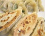 A picture of step 5 of Chewy Texture Easy Vegetable Gyoza Dumplings Made with Lotus Root.