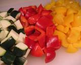 A picture of step 1 of Perfect For A Potluck: Pasta Salad with Grilled Vegetables.