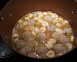 A picture of step 4 of Tortilini Vegetable Soup with Turkey Meatballs.