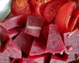 A picture of step 1 of Beetroot vegetable stew.