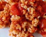 A picture of step 8 of Bulgur Pilaff with Vegetables.