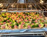 A picture of step 6 of Sheet Pan Gnocchi, Sausage, and Broccoli.