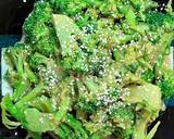 A picture of step 9 of Broccoli with sesame dressing.