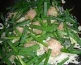 A picture of step 3 of Chicken Dumplings with Steamed Vegetables.