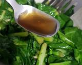 A picture of step 3 of Kailan or Chinese Broccoli in Garlic Oyster sauce.