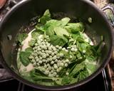 A picture of step 5 of One pot 20 minute orzo chicken vegetables.