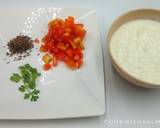 A picture of step 1 of Tomato Raita.