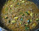 A picture of step 7 of Easy, Delicious & Spicy Mince and Vegetable Curry in a Frying Pan.