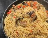 A picture of step 7 of 🍝 Aubergine, beef mince, fresh tomatoes pasta.