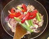 A picture of step 4 of Tomato and Paneer Sabji (Indian Stir Fried Vegetables and Cheese).