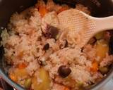 A picture of step 3 of Rice with Colorful Autumn Vegetables (Gomoku Takikomi Gohan).