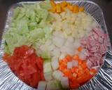 A picture of step 1 of Easy Vegetable Soup Made with Stock Cubes.