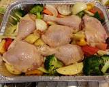 A picture of step 3 of Roasted Chicken with Vegetables. Tender & Juicy.