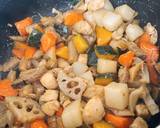 A picture of step 10 of Sweet soy-sauce boiled vegetables with chicken.