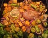 A picture of step 1 of Roasted vegetables and chicken.