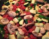 A picture of step 5 of Mediterranean Vegetable Pasta.