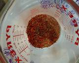 A picture of step 1 of Vegetable seasonings.