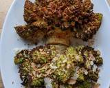 A picture of step 9 of Air-fryer romanesco broccoli cauliflower done two ways.