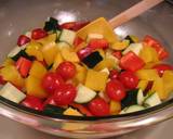 A picture of step 2 of Perfect For A Potluck: Pasta Salad with Grilled Vegetables.