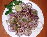 A picture of step 3 of Chapati onion & dill salad 🥗🧅🍋🌶️.