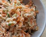 A picture of step 5 of Indian-inspired celeriac slaw (vegan).