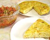 A picture of step 4 of Microwave Low-Cal Vegetable Spanish Omelet.