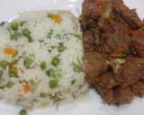 A picture of step 6 of Vegetable rice with dry beef.