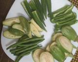 A picture of step 1 of Tawa Fry Green Vegetables.