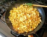 A picture of step 4 of Scrambled Tofu with Just Vegetables.