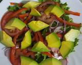 A picture of step 5 of Avocado Tomato Salad.