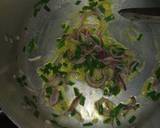 A picture of step 1 of Beef and cabbage stir fry.