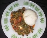 A picture of step 10 of Oiless Vegetable Soup(efo riro).