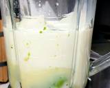 A picture of step 1 of Cream Cheese Foam Avocado Smoothie.